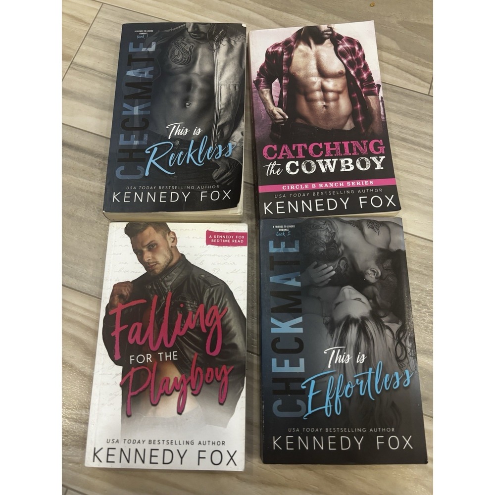 Kennedy‎ Fox Romance Smut Novel Books Checkmate Circle B Ranch 4 Book Lot
